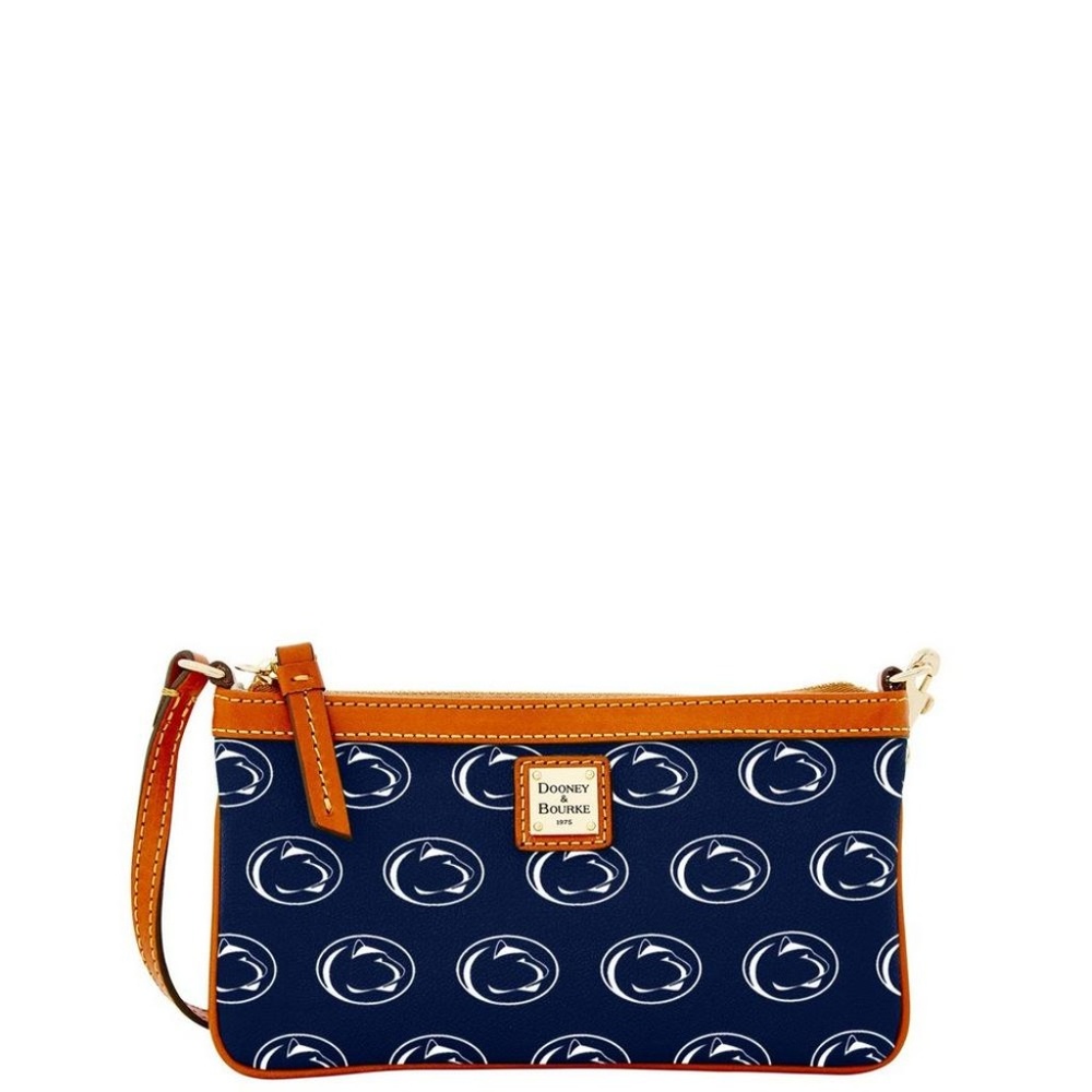 Penn State Dooney and Bourke Wristlet Leather Trim